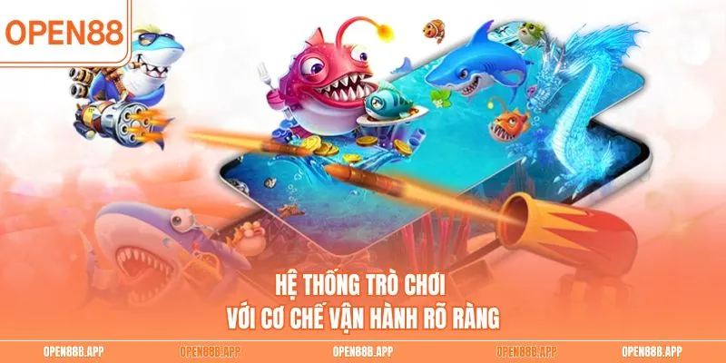 Hệ thống trò chơi với cơ chế vận hành rõ ràng
