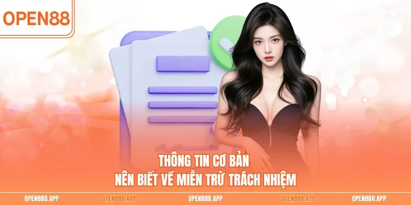 Thông tin cơ bản nên biết về miễn trừ trách nhiệm